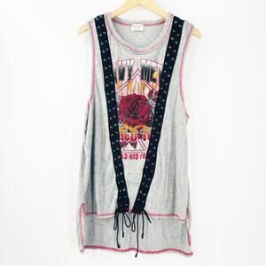 EMORY PARK Tank Medium Live Music Band Rock N Roll Heavy Rock Terry Cloth Braid